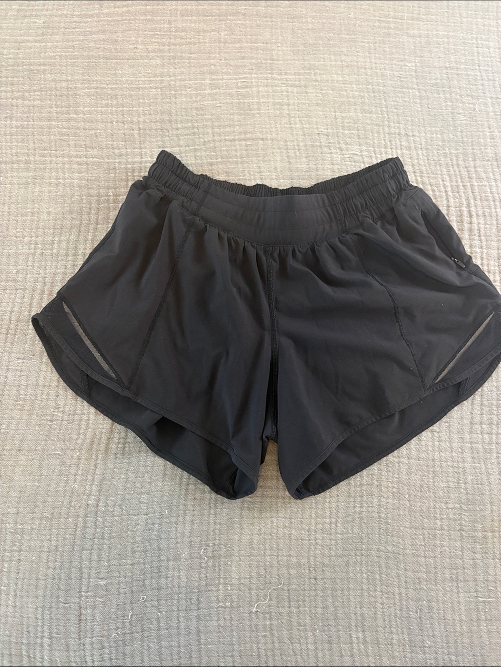 Lululemon Women's Black Athletic Running Shorts - Breathable Performance